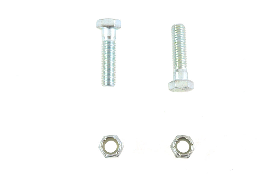 V-Twin Male Footpeg Bolt Kit Zinc Plated for Harley Davidson XL Models