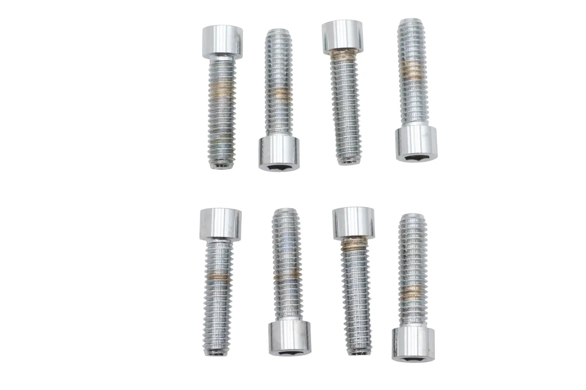 Ultima M8 Transmission Side Cover Screws Kit with Chrome Finish for Harley Davidson Models by Ultima