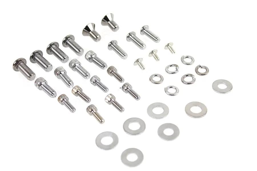 V-Twin 7 Inch Headlamp Cowl Hardware Kit for Harley Davidson FLST Models by V-Twin