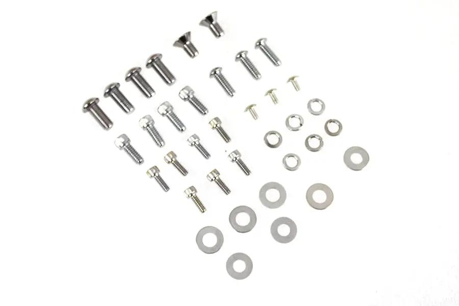 V-Twin 7 Inch Headlamp Cowl Hardware Kit for Harley Davidson FLST Models by V-Twin