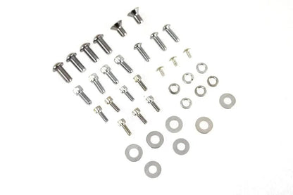 V-Twin 7 Inch Headlamp Cowl Hardware Kit for Harley Davidson FLST Models by V-Twin