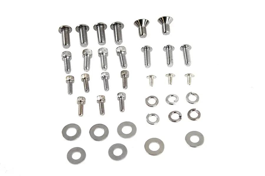 V-Twin 7 Inch Headlamp Cowl Hardware Kit for Harley Davidson FLST Models by V-Twin