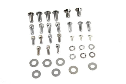 V-Twin 7 Inch Headlamp Cowl Hardware Kit for Harley Davidson FLST Models by V-Twin