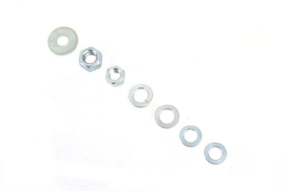 V-Twin Spring Fork Nut and Washer Kit Zicad Plated for Harley Davidson FL and EL 1941-1948