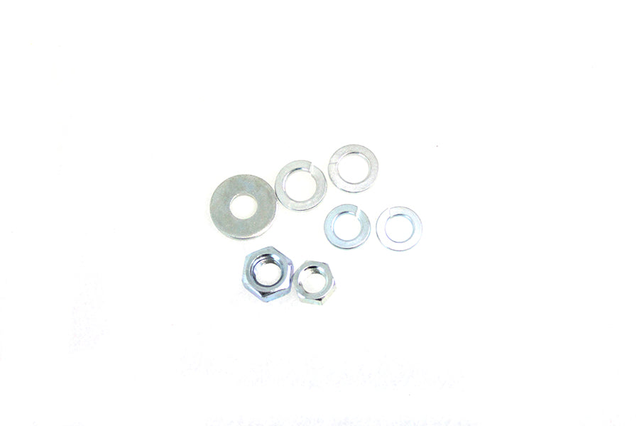 V-Twin Spring Fork Nut and Washer Kit Zicad Plated for Harley Davidson FL and EL 1941-1948