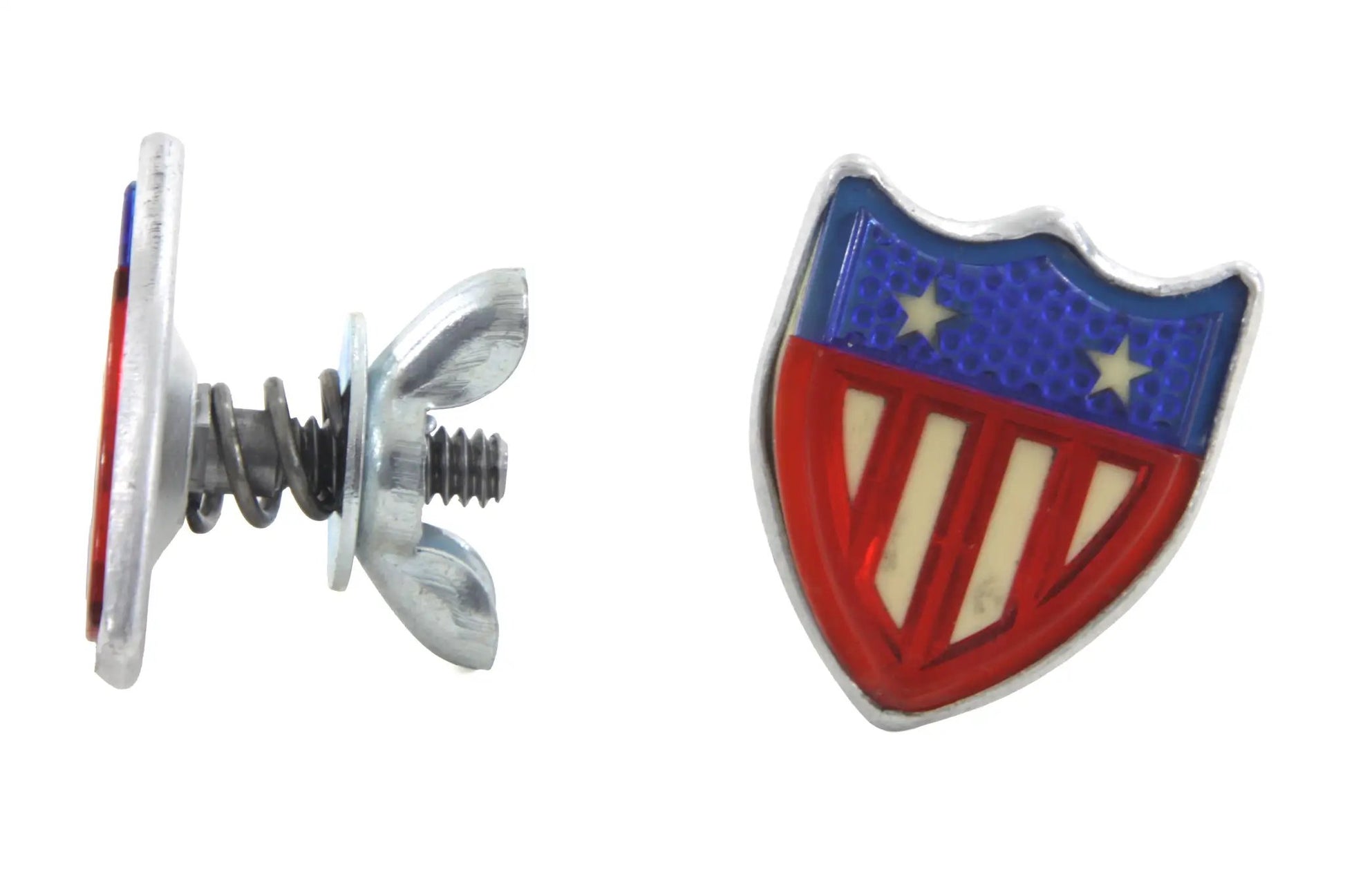V-Twin License Plate Bolt Set with Original Kastar Design – Durable Hardware for Custom Motorcycle Plates by V-Twin