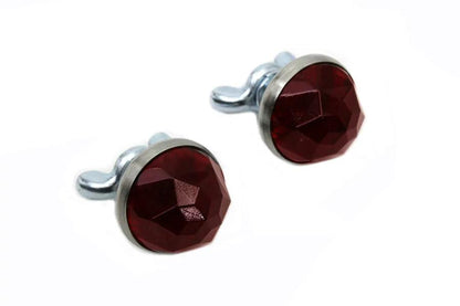 V-Twin 37-1964 Red Reflector Set with Faceted Design and Mounting Hardware by V-Twin