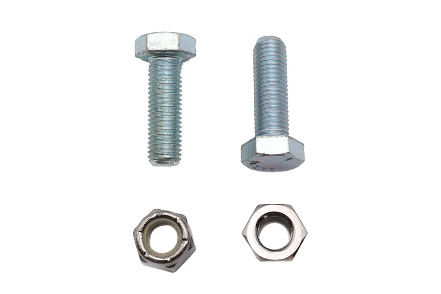 V-Twin Hex Bolt Set Chrome for Harley Davidson FL Handlebar Cross Bar and Clamp Kit - Part #75026H