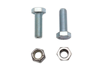 V-Twin Hex Bolt Set Chrome for Harley Davidson FL Handlebar Cross Bar and Clamp Kit - Part #75026H