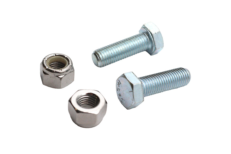 V-Twin Hex Bolt Set Chrome for Harley Davidson FL Handlebar Cross Bar and Clamp Kit - Part #75026H