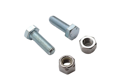 V-Twin Hex Bolt Set Chrome for Harley Davidson FL Handlebar Cross Bar and Clamp Kit - Part #75026H