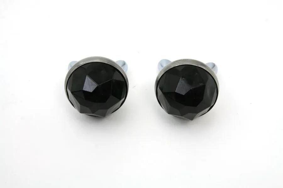 V-Twin 37-2104 Green Reflector Set – 1 Inch Diameter with Stud, Spring, and Wing Nut by V-Twin