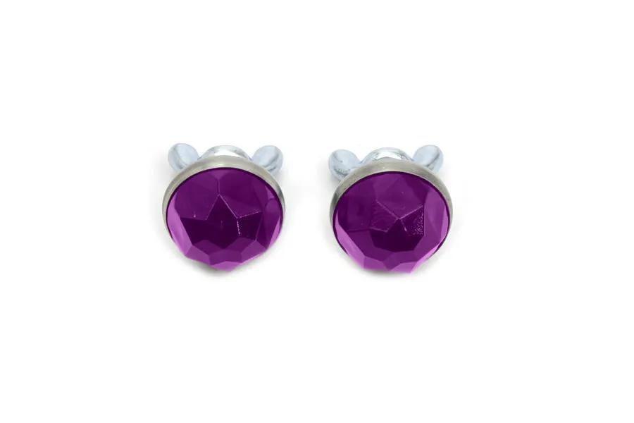V-Twin 37-2105 Purple Reflector Set with Stud, Spring, and Wing Nut by V-Twin