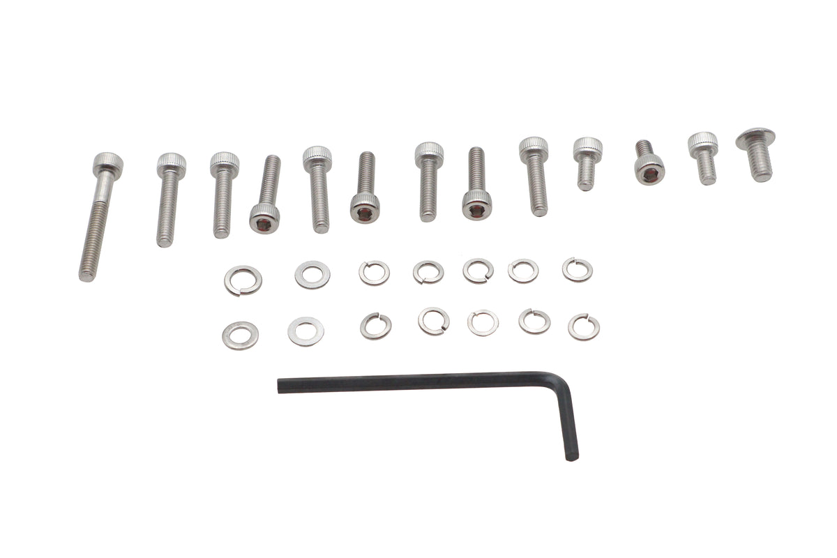 V-Twin Keihin CV Carburetor Stainless Steel Screw Kit 37-3003