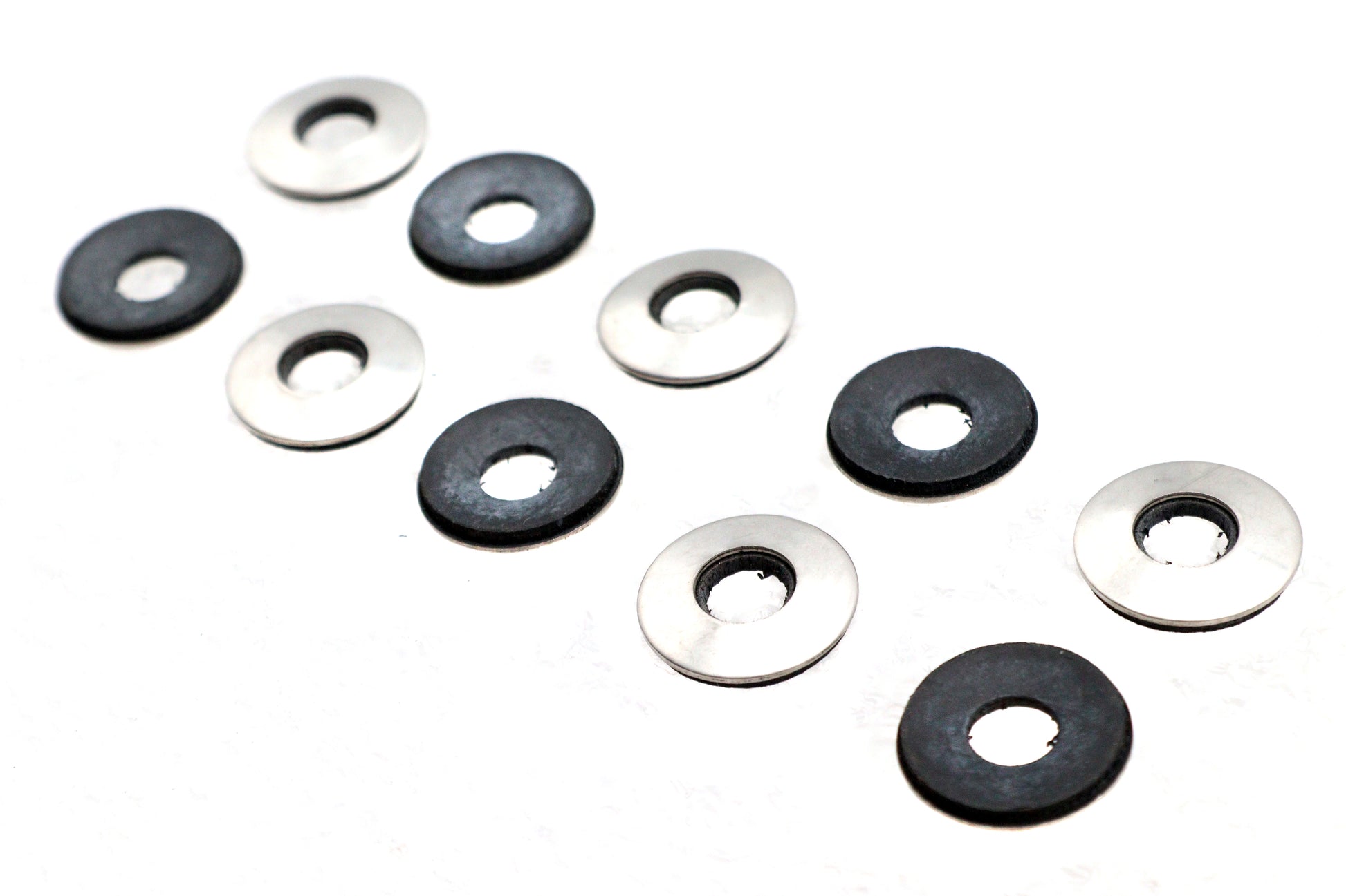 Ultima 5/16 Inch Fender Washers with Neoprene and Stainless Steel, Pack of 10