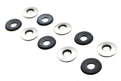 Ultima 5/16 Inch Fender Washers with Neoprene and Stainless Steel, Pack of 10