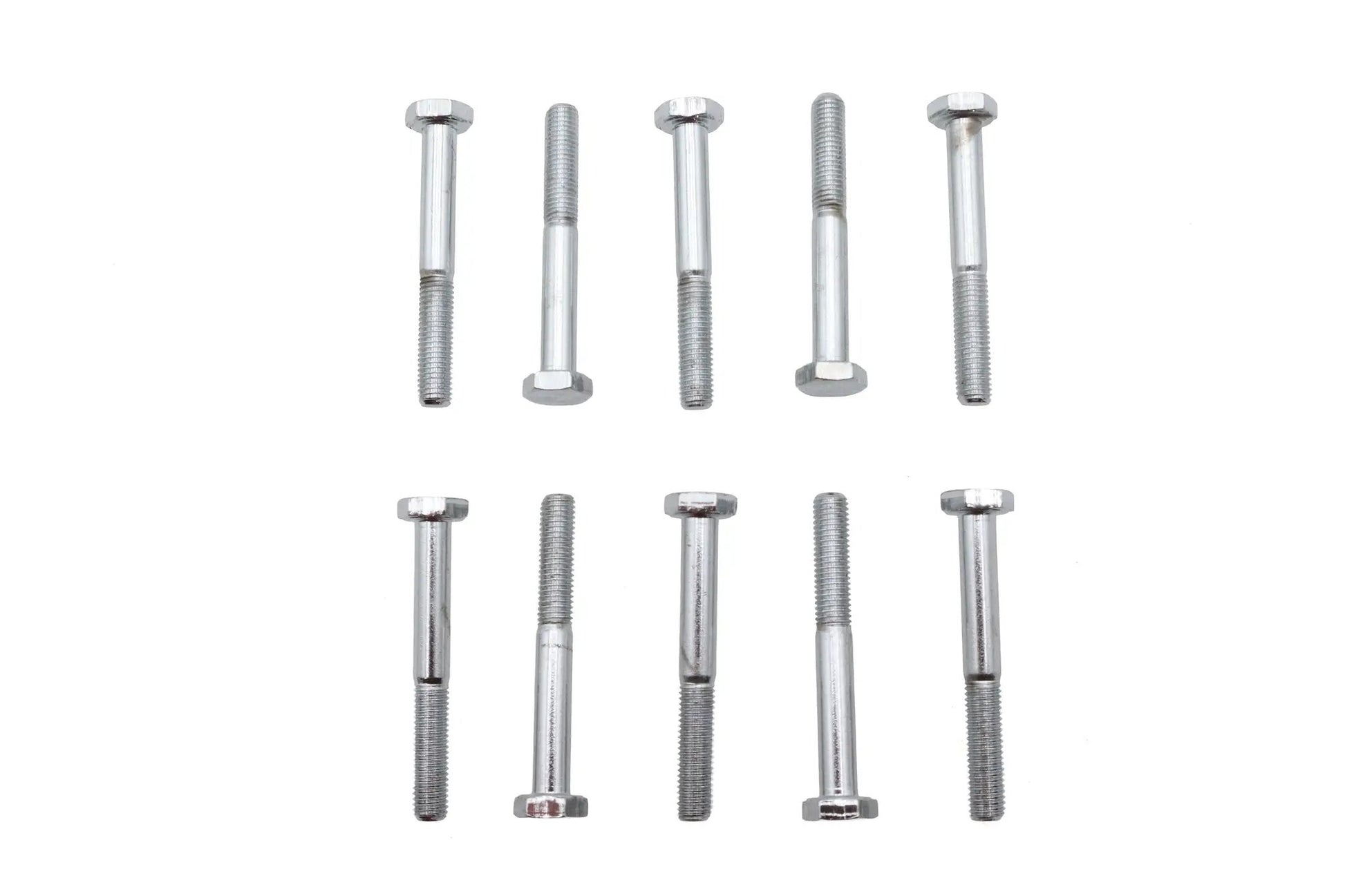 Ultima Chrome Hex Cap Bolts 1/4 inch x 2 inch, Fine Thread, USA Made by Ultima