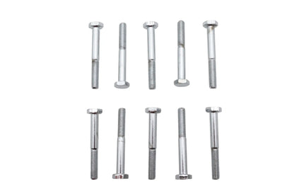 Ultima Chrome Hex Cap Bolts 1/4 inch x 2 inch, Fine Thread, USA Made by Ultima