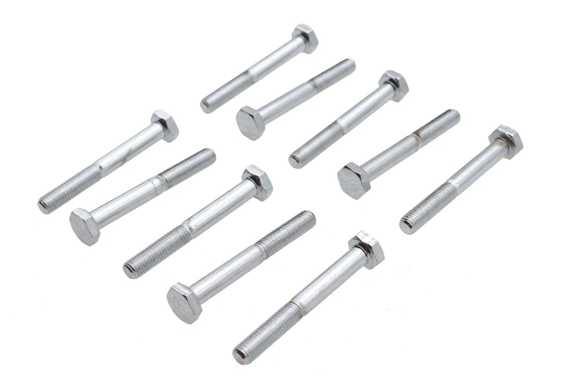 Ultima Chrome Hex Cap Bolts 1/4 inch x 2 inch, Fine Thread, USA Made by Ultima