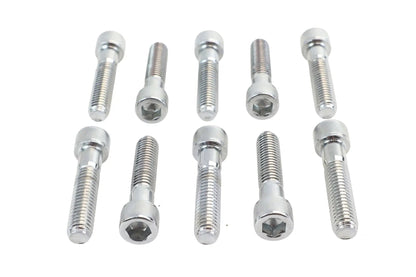 V-Twin Allen Socket Cap Bolt 7/16-14 Inch x 2 Inch Coarse – Pack of 10 by V-Twin