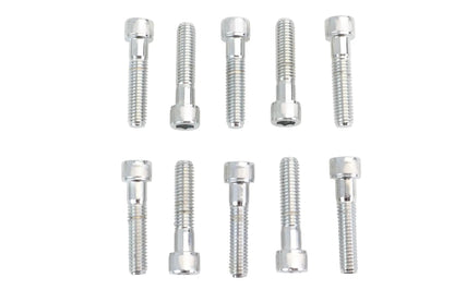 V-Twin Allen Socket Cap Bolt 7/16-14 Inch x 2 Inch Coarse – Pack of 10 by V-Twin