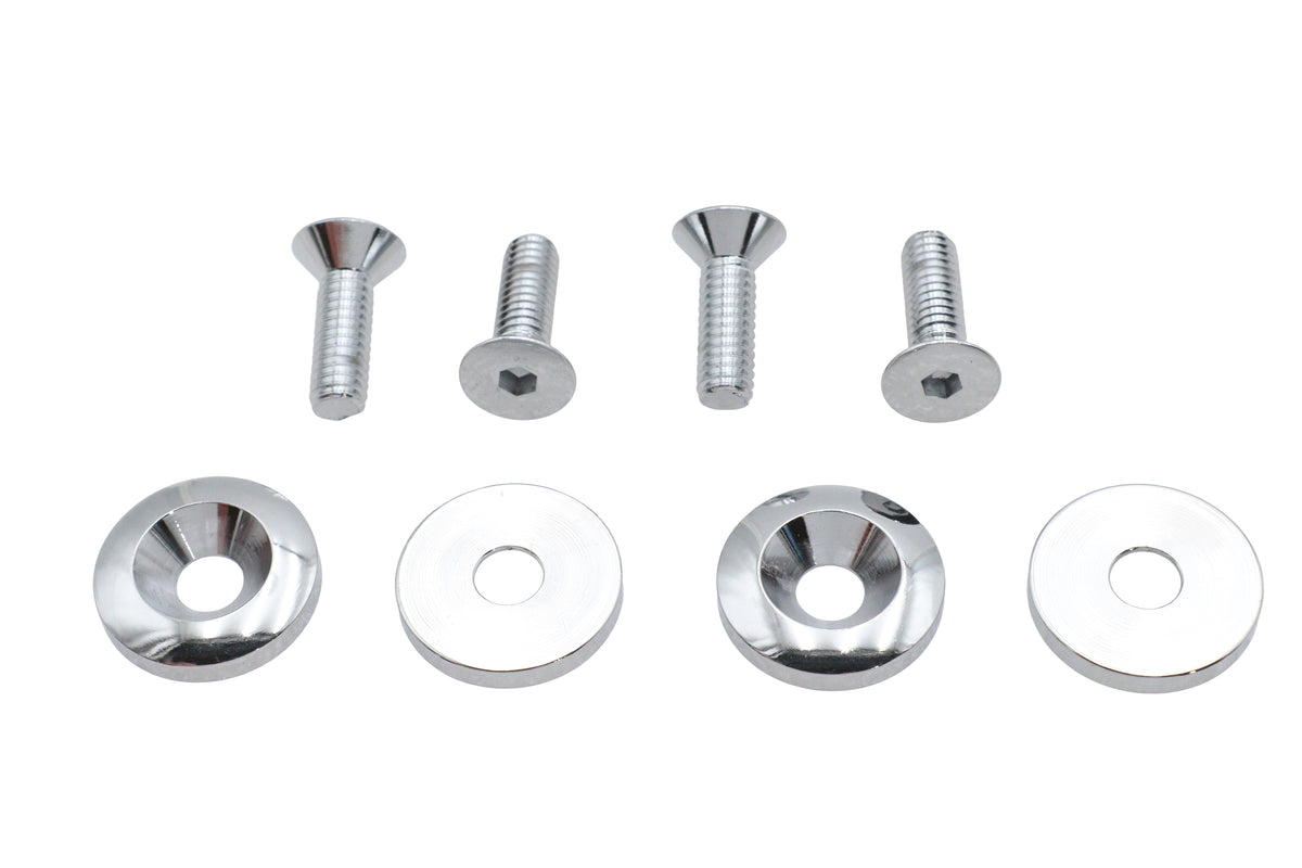 Ultima 5-160 Chrome Gas Tank Mounting Hardware Kit for Split Tanks