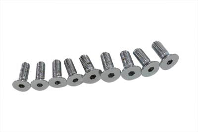 V-Twin Allen Type Chrome Mounting Bolts for Forward Controls (Kit)