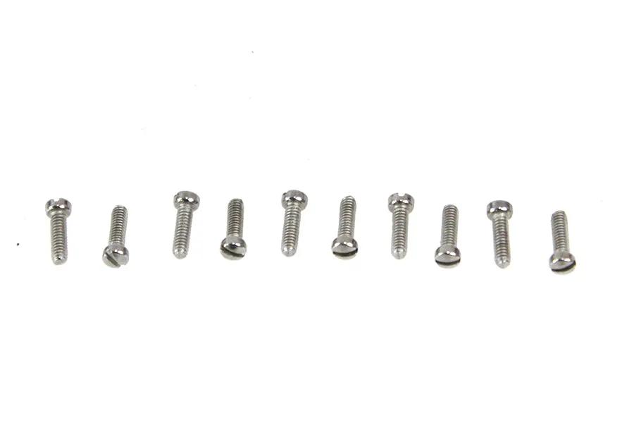 V-Twin 91794A066 Stainless Steel Emblem Mount Screws for Gas Tank by V-Twin