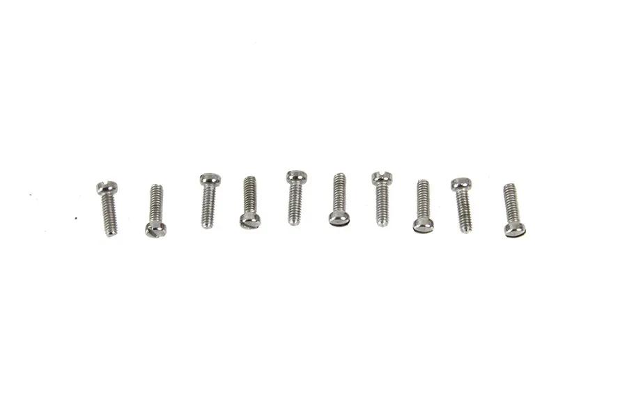 V-Twin 91794A066 Stainless Steel Emblem Mount Screws for Gas Tank by V-Twin