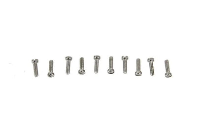 V-Twin 91794A066 Stainless Steel Emblem Mount Screws for Gas Tank by V-Twin