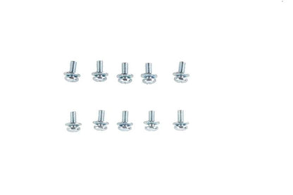 V-Twin Panhead Screw with Spring Lock Washer - 8-32 Thread, 1/4 Inch Length, Pack of 5 by V-Twin