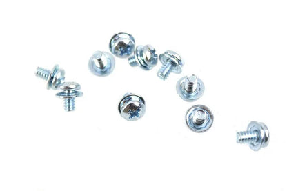 V-Twin Panhead Screw with Spring Lock Washer - Steel, 6-32 Thread, 1/4 Inch Length, Pack of 5 by V-Twin