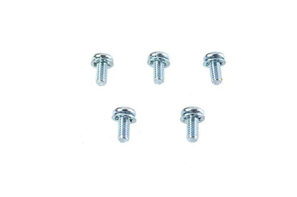 V-Twin Panhead Grade J82 Steel Machine Screw - Zinc Plated, Internal Tooth, 8-32 x 3/8 Inch by V-Twin