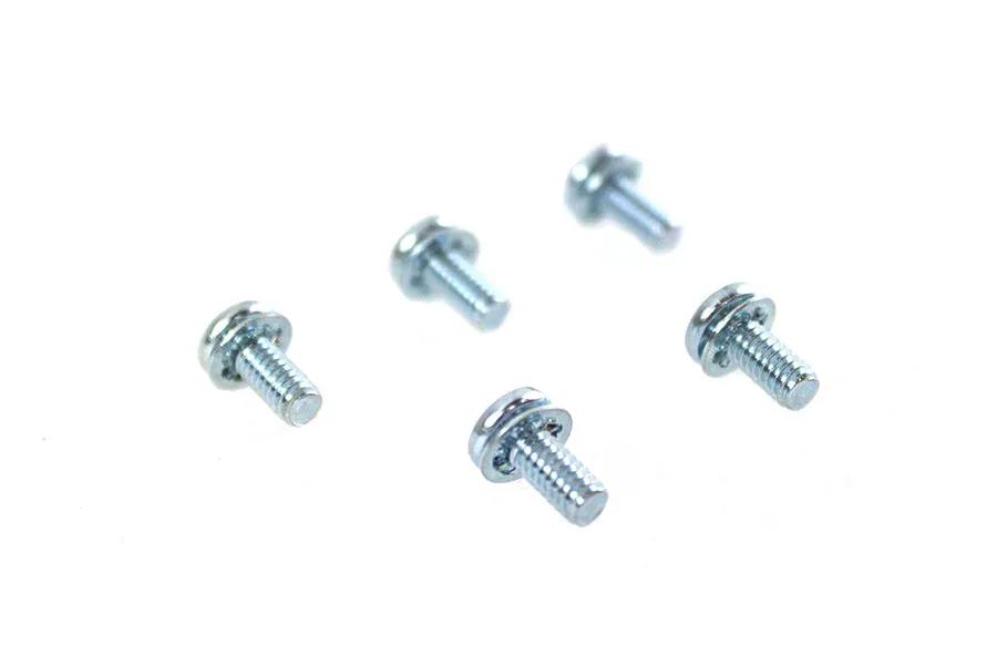 V-Twin Panhead Grade J82 Steel Machine Screw - Zinc Plated, Internal Tooth, 8-32 x 3/8 Inch by V-Twin