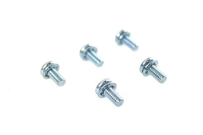 V-Twin Panhead Grade J82 Steel Machine Screw - Zinc Plated, Internal Tooth, 8-32 x 3/8 Inch by V-Twin