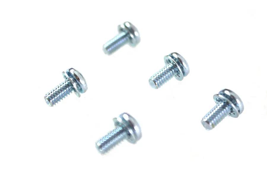 V-Twin Panhead Grade J82 Steel Machine Screw - Zinc Plated, Internal Tooth, 8-32 x 3/8 Inch by V-Twin
