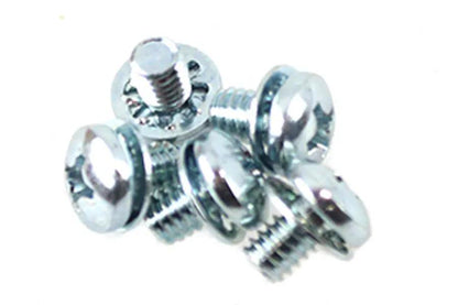 V-Twin Panhead Grade J82 Steel Machine Screw, Zinc Plated, 8-32 x 1/4 Inch by V-Twin