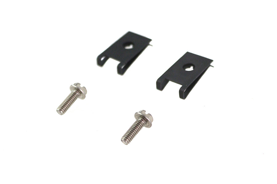V-Twin Ignition Coil Cover Speed Nut and Screw Kit for Harley Davidson FL (1965-1974)