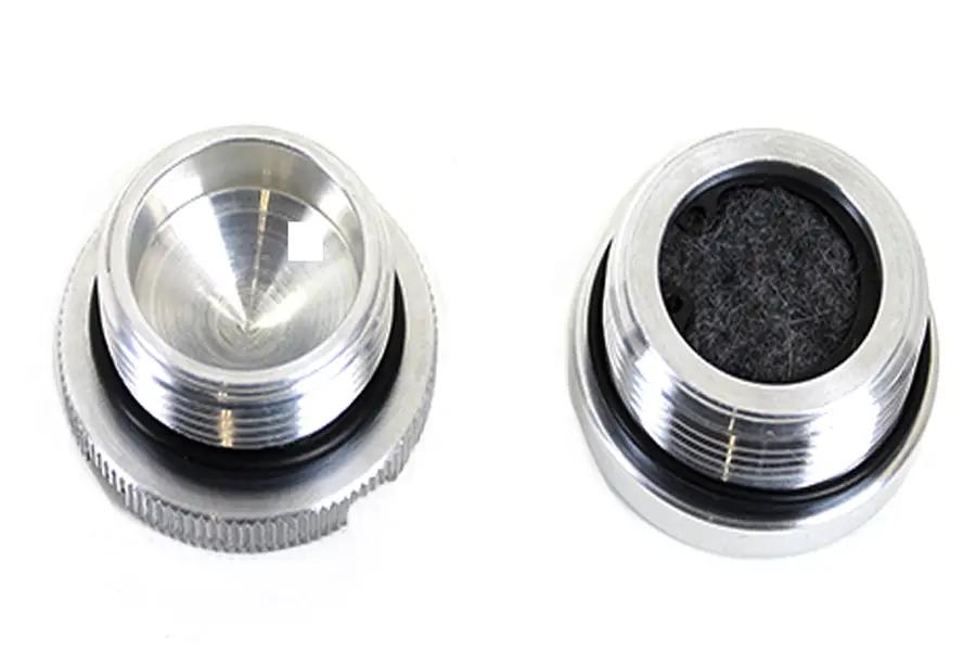V-Twin Polished Primary Cover Cap Set for Harley Davidson XL Models by V-Twin