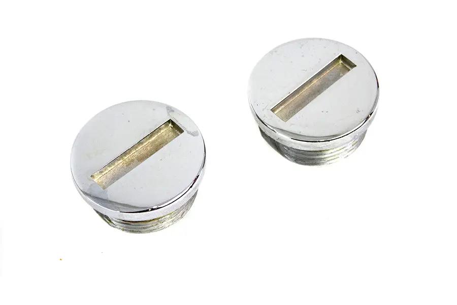 V-Twin Chrome Primary Cover Cap Set for Harley Davidson XL Models (1977-1984) by V-Twin