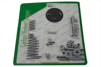 Gardner-Westcott P-74-90 Chrome Allen Head Engine Dress Up Screw Kit for Harley Davidson by Gardner-Westcott