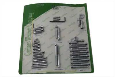 Gardner-Westcott Allen Fastener Set Chrome P-20-86 for Harley Davidson XL (1991-2000) by Gardner-Westcott