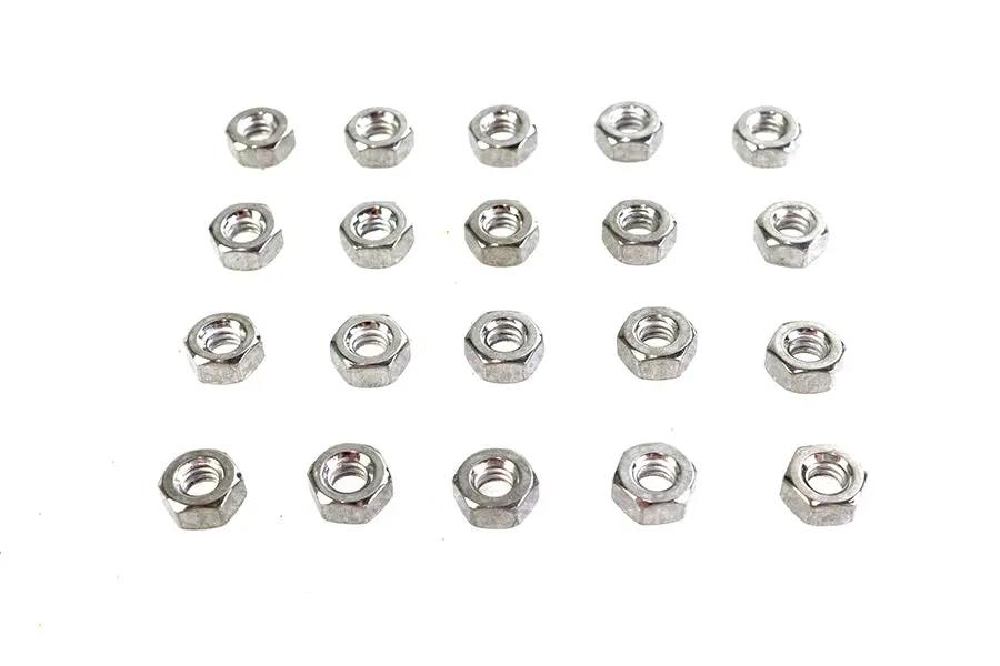 Colony 1/4-Inch-20 Chrome Hex Nut – Standard Unified National Course Thread by Colony
