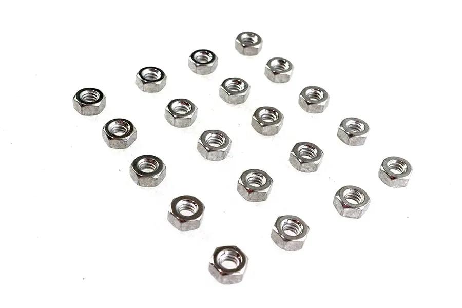Colony 1/4-Inch-20 Chrome Hex Nut – Standard Unified National Course Thread by Colony