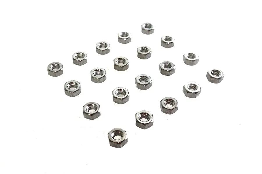 Colony 1/4-Inch-20 Chrome Hex Nut – Standard Unified National Course Thread by Colony