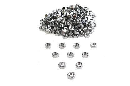 V-Twin Chrome Hex Nut 5/16 inch-24 Fine Thread – Durable Fastener for Motorcycle and Automotive Applications by V-Twin