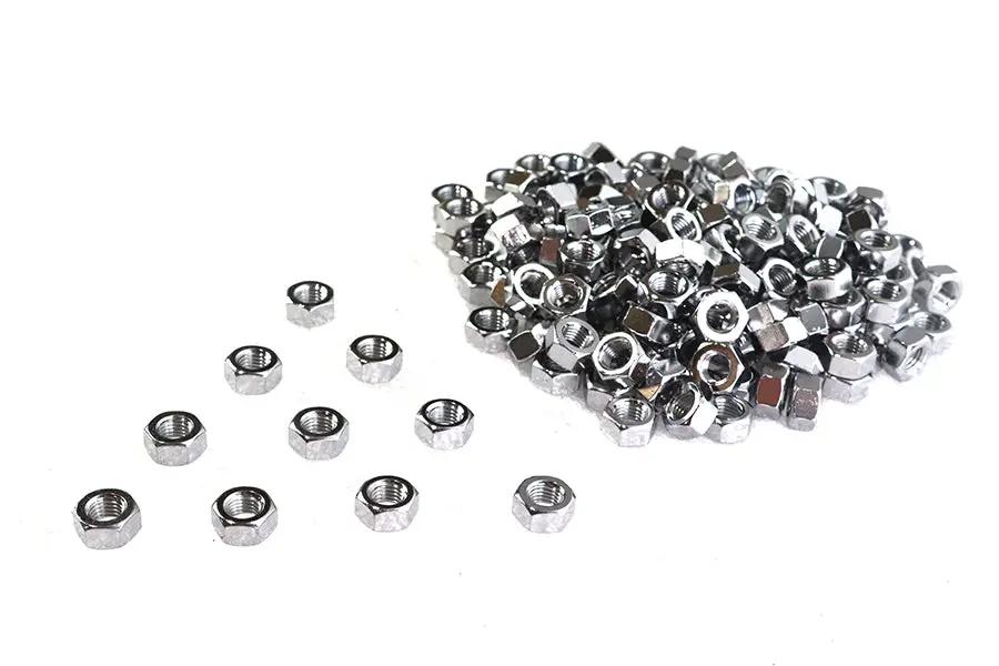V-Twin Chrome Hex Nut 5/16 inch-24 Fine Thread – Durable Fastener for Motorcycle and Automotive Applications by V-Twin