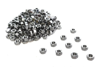 V-Twin Chrome Hex Nut 5/16 inch-24 Fine Thread – Durable Fastener for Motorcycle and Automotive Applications by V-Twin