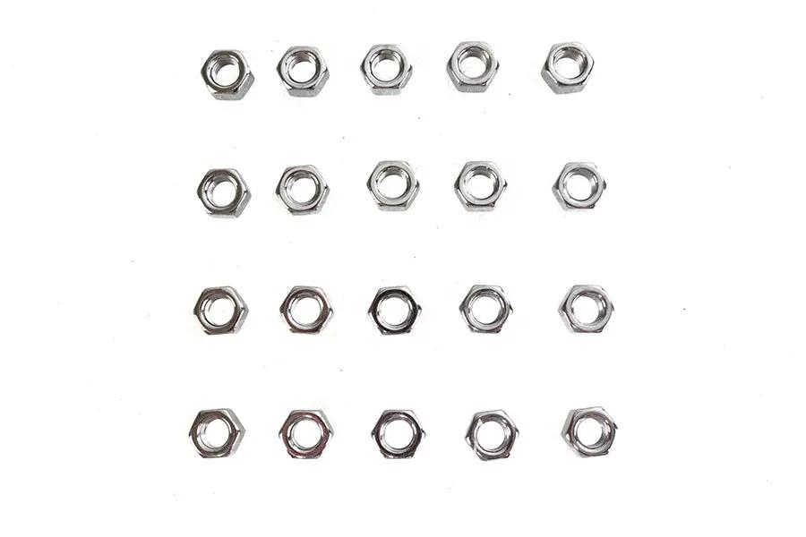 Colony Chrome Hex Nut 3/8 inch-16, Standard Unified National Course Thread by Colony