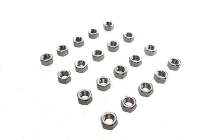 Colony Chrome Hex Nut 3/8 inch-16, Standard Unified National Course Thread by Colony
